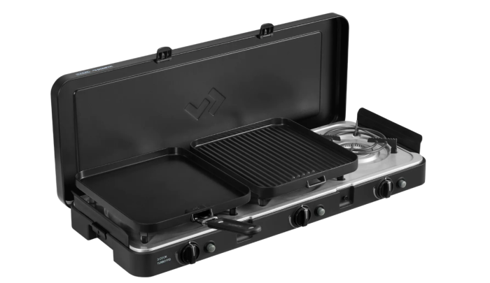 Cadac Dometic Campingkocher mit 3 Brennern, 3 Cook Turbo FFD Deluxe, 50mbar,  303FC-20-DE